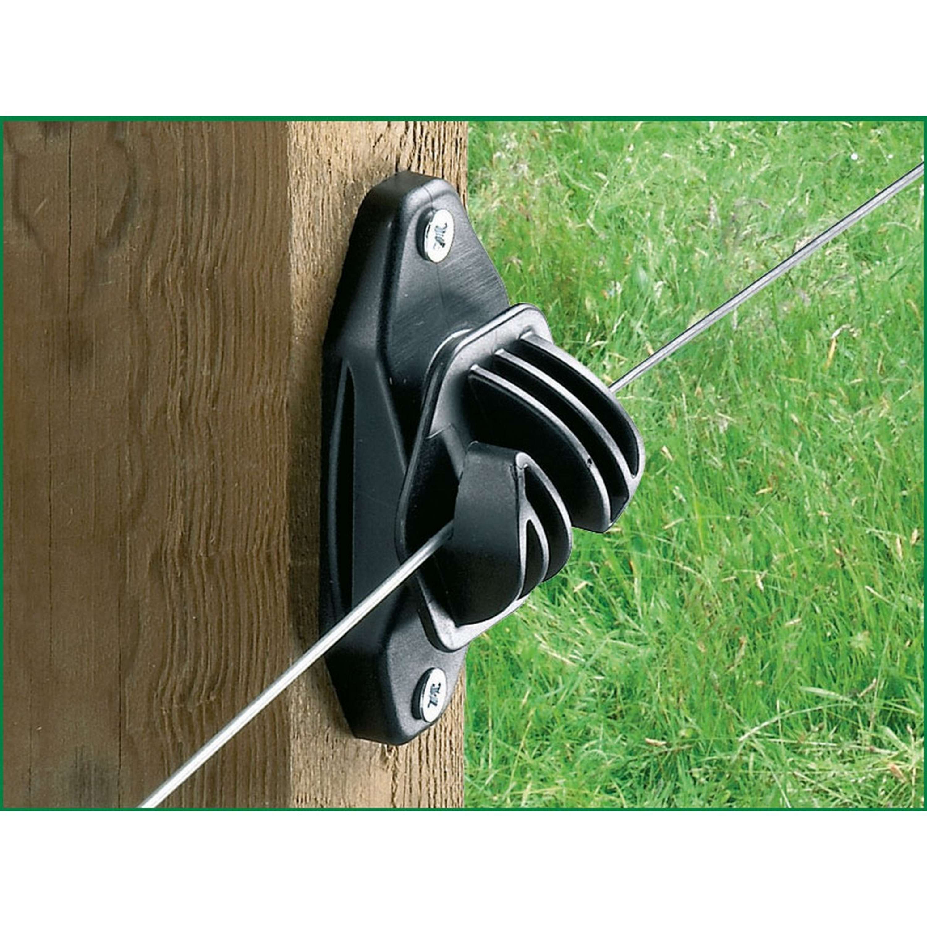 Ako Isolator (IJzer)Draad 10 Stuks Zwart