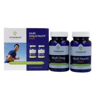 Vitakruid Multi Dag & Nacht Man Tabletten 60TB