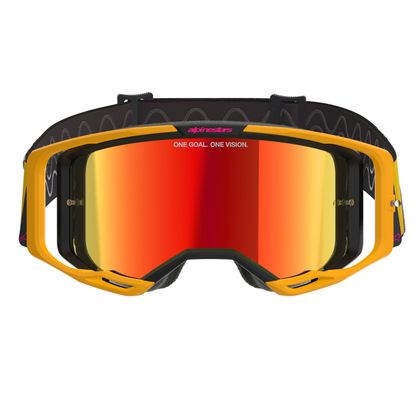 Masque cross Alpinestars VISION 8 CORP IRIDIUM 2025 - Jaune / Rose