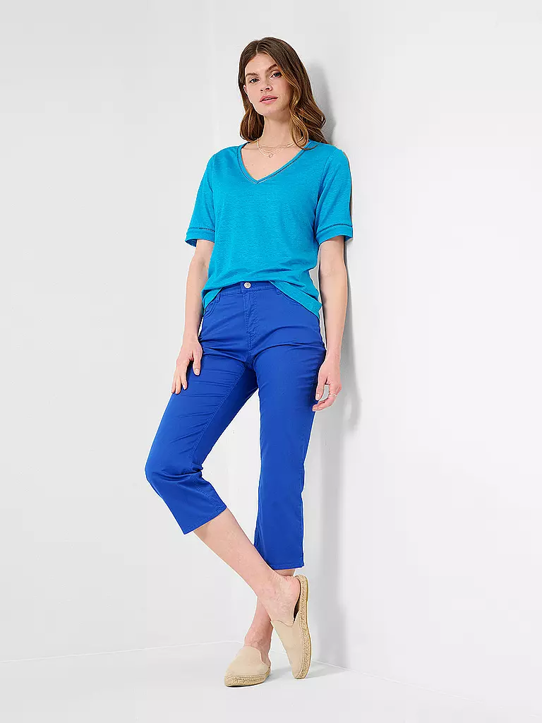 BRAX Hose Regular Fit 7/8 MARY C blau