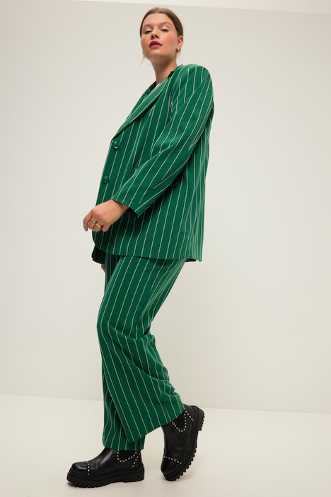 Oversized-Blazer, Revers, Langarm