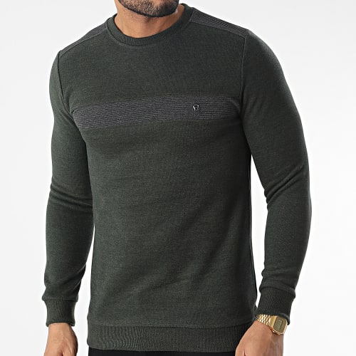Sweat Crewneck RBL6212 Vert Kaki
