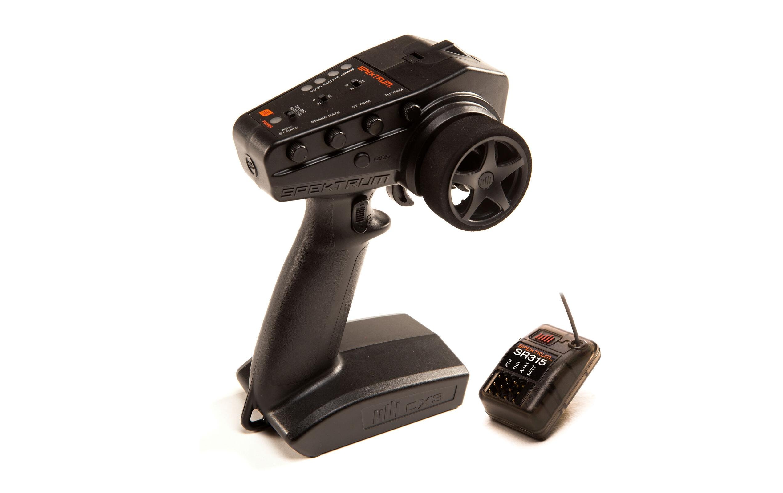 Fernsteuerung DX3 Smart DSMR mit SR315 Empfänger3-Kanal Pistolensender für RC Fahrzeuge