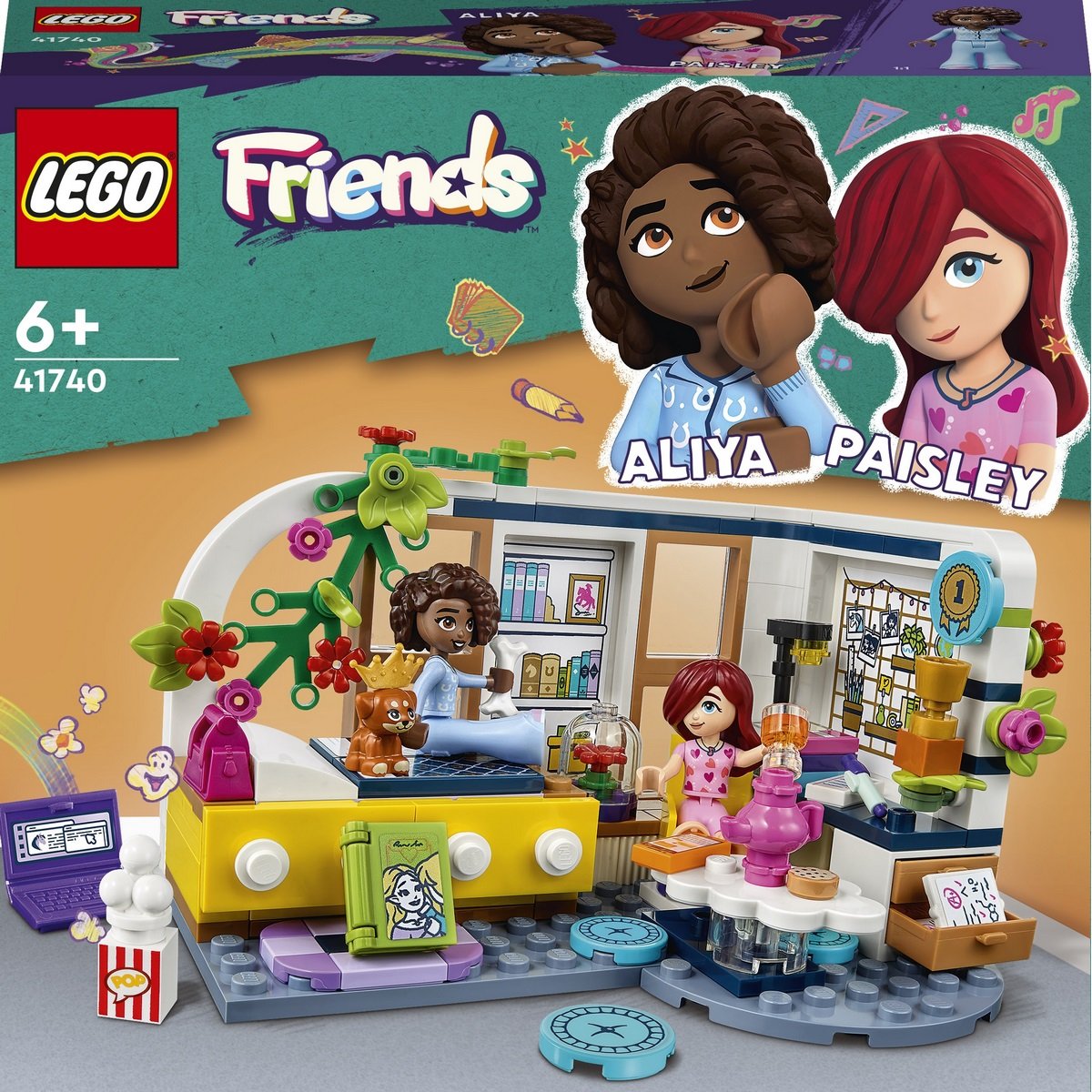 La chambre d'Aliya Lego Friends 41740