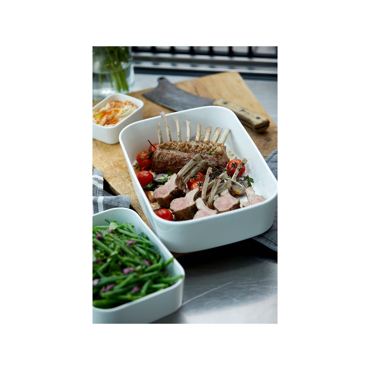 Rosti Modula Dish 15 x 11 x 5 cm White