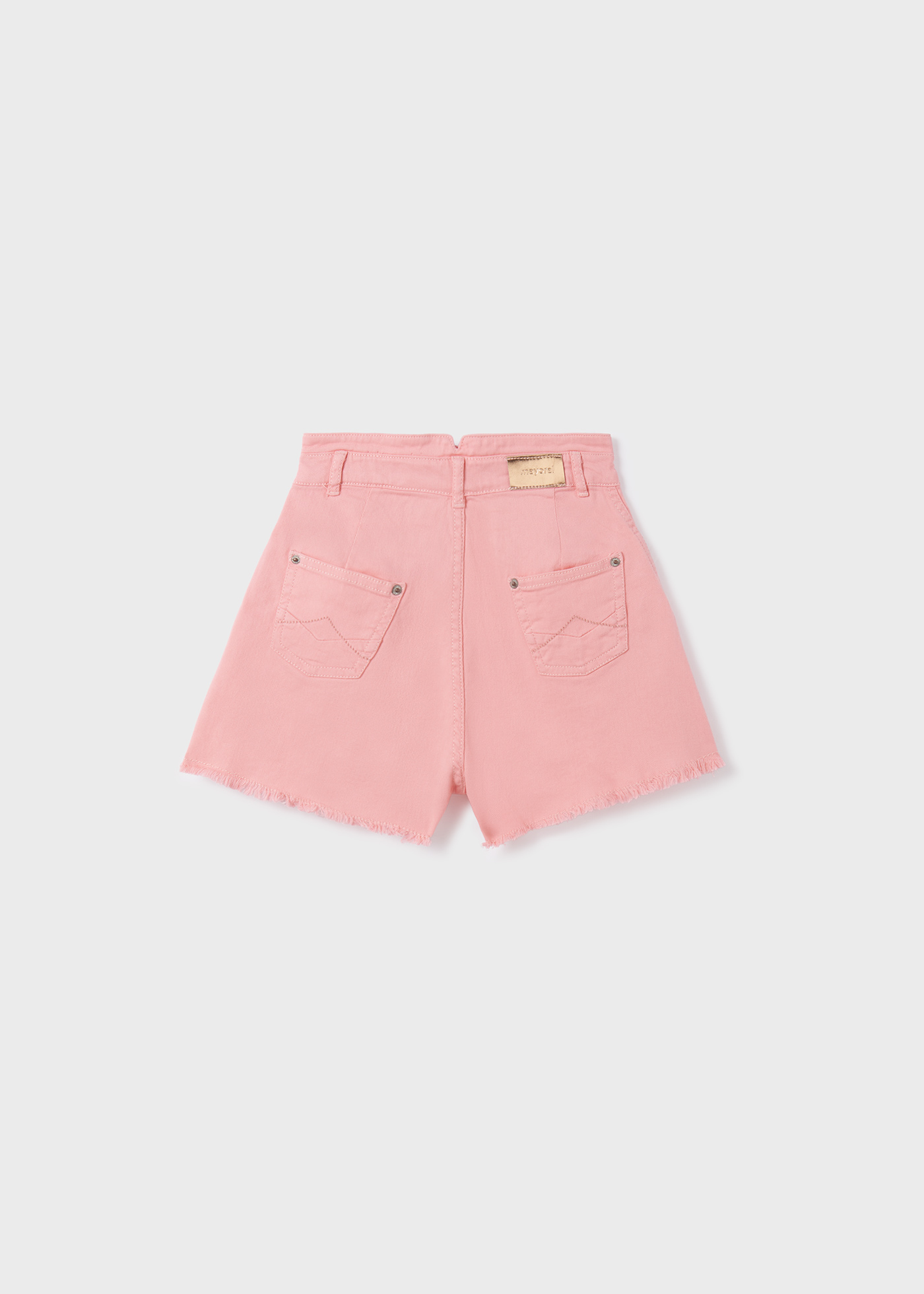 Calções de algodão de cintura alta para meninas