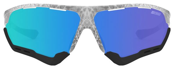 Scicon Sports Aerocomfort SCN PP Regular Lunettes De Soleil De Performance Sportive (Multimirror Bleu Scnpp/Matt Gelé)