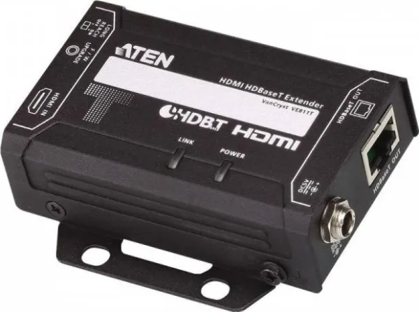 ATEN VE811T HDMI HDBaseT Transmitter - Video/audio ekspander - sender - HDMI, HDBaseT - op til 100 m