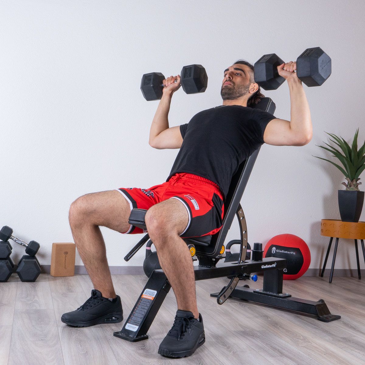 Hex Kurzhanteln “Dumbbells” aus Gummi