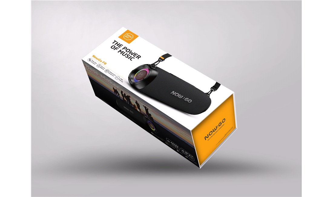 NOW:GO F8 Bluetooth højttaler 40W