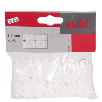 Suki tegelkruis 3 mm 250 stuks