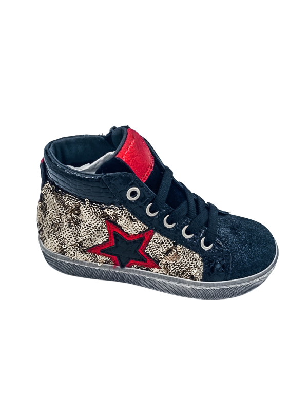 Baskets Fille ROSANE Mix Sequins - Reqins