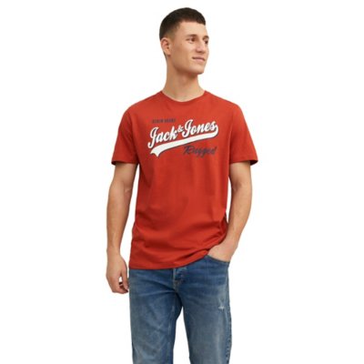 Tee-shirt à manches courtes homme Jjelogo O-Neck 2 Col JACK JONES