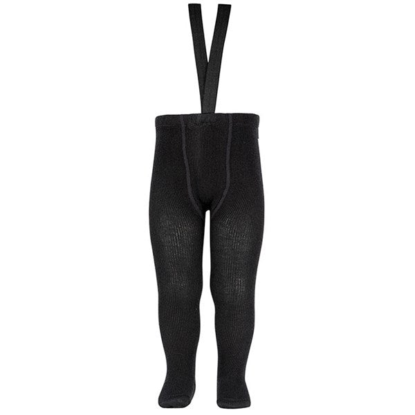 Uld Strømpebukser Black - Cóndor → Luksusbaby.dk