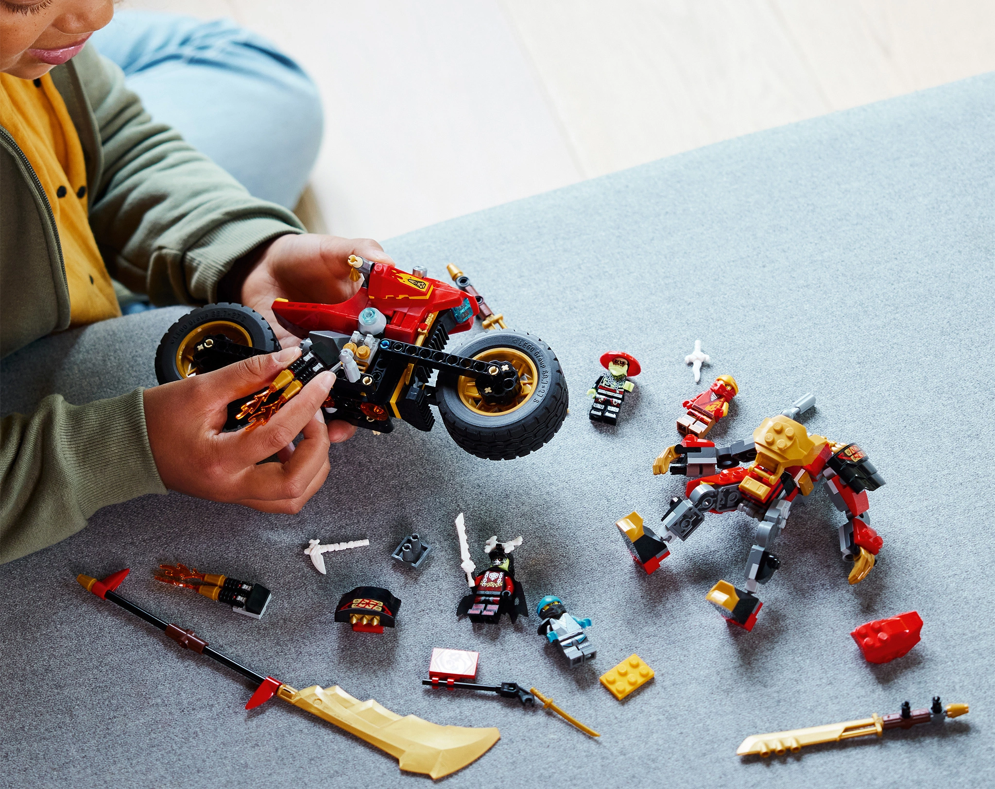 LEGO® NINJAGO 71783 Kais Mech-Bike EVO