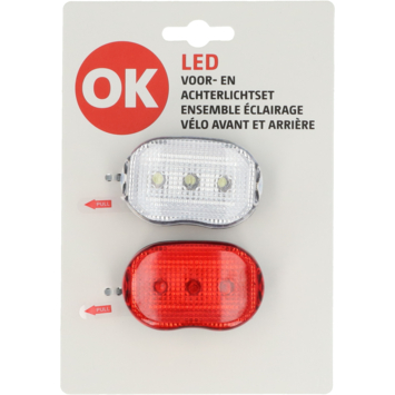 OK fietsverlichtingset LED classic