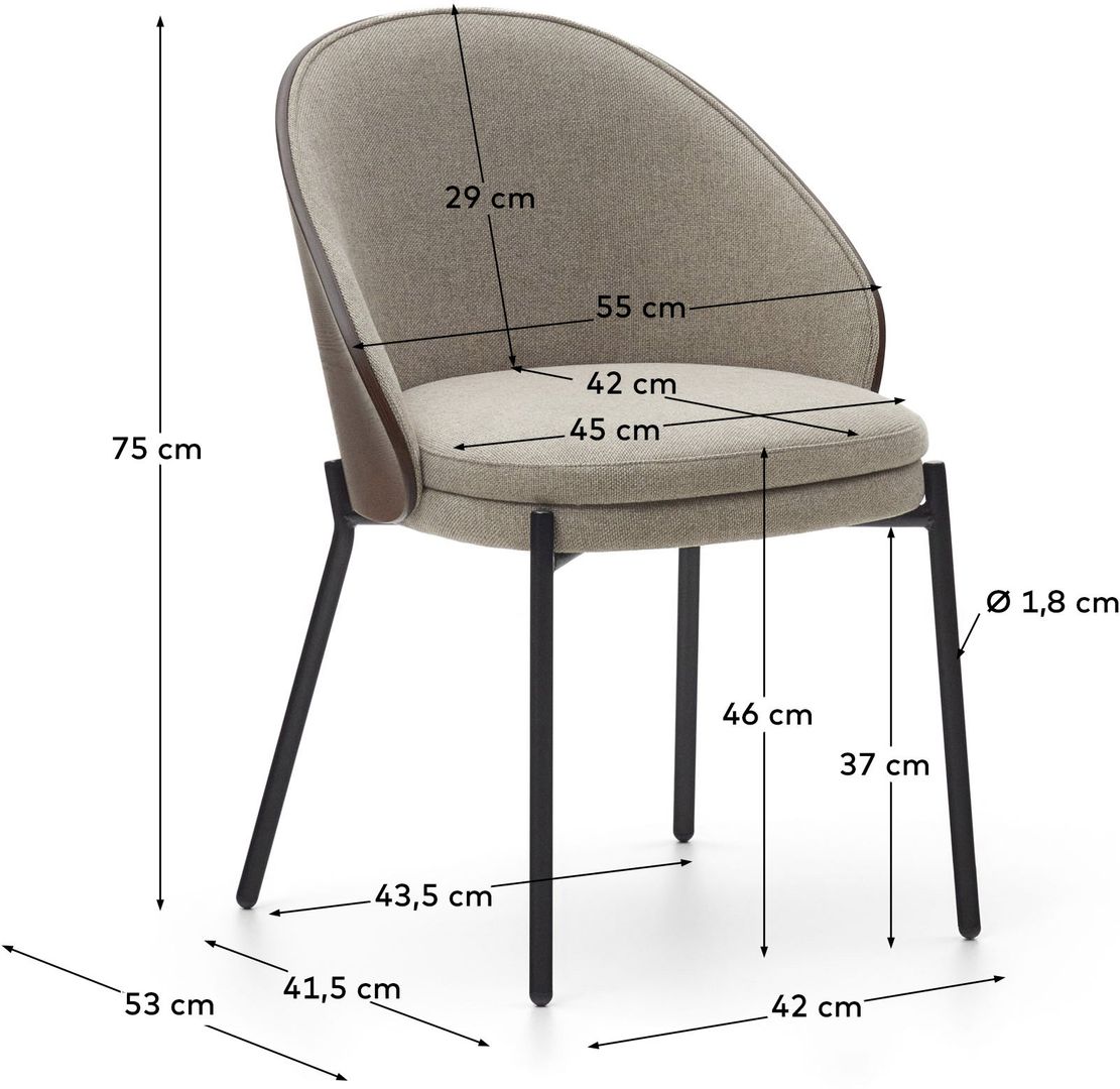 Kave Home   Eamy Eetkamerstoel
