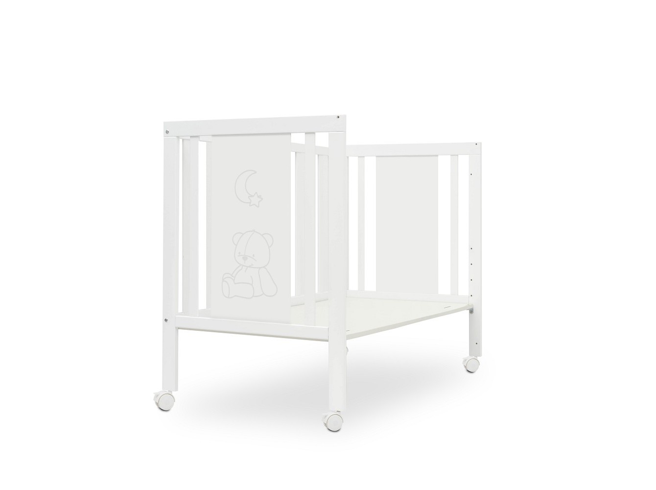 CAMA BRANCA INTERBABY TRANSFORMÁVEL 60X120CM