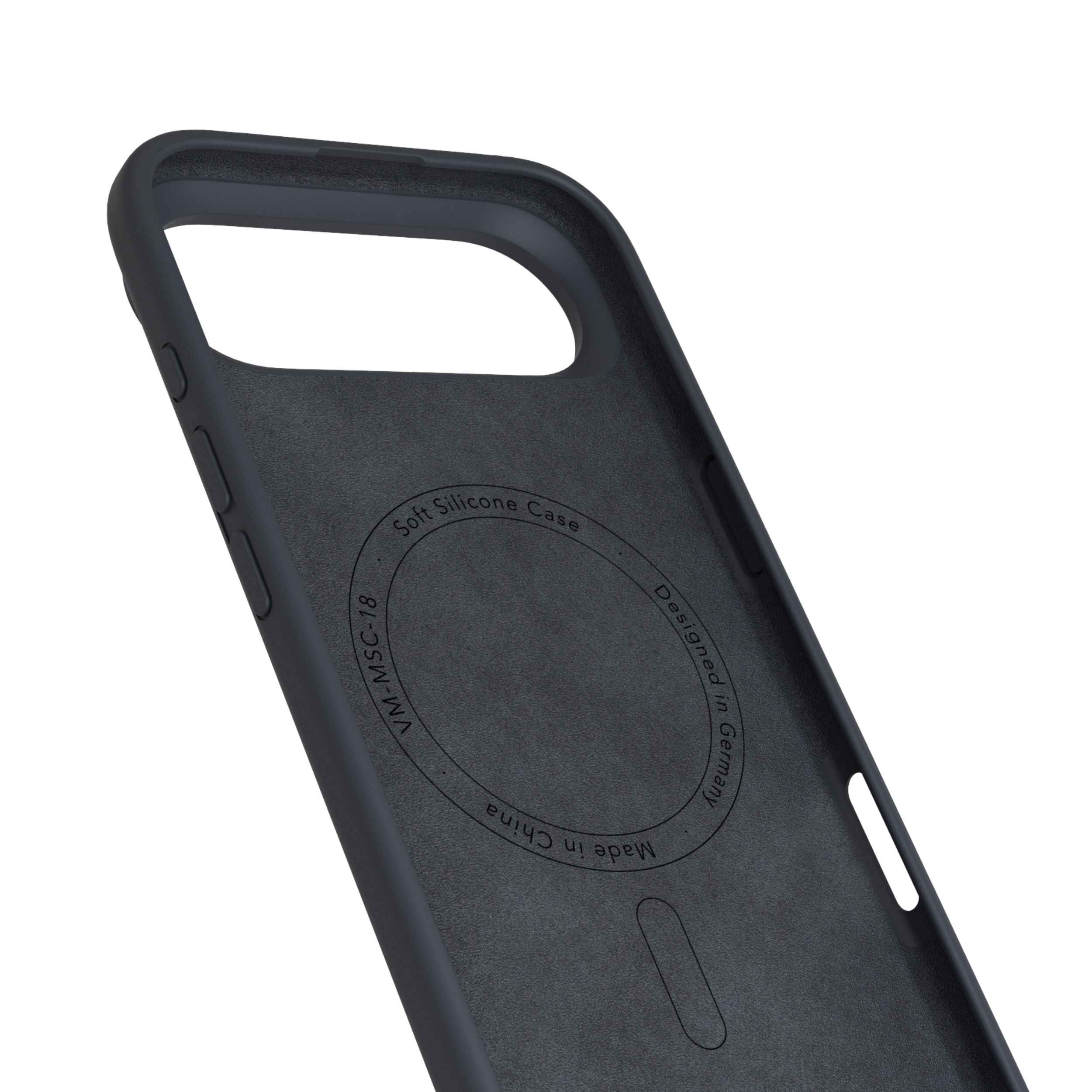 iPhone Air MagSafe Soft Silicone Hülle Case Recycled (MSC00098) - Navy