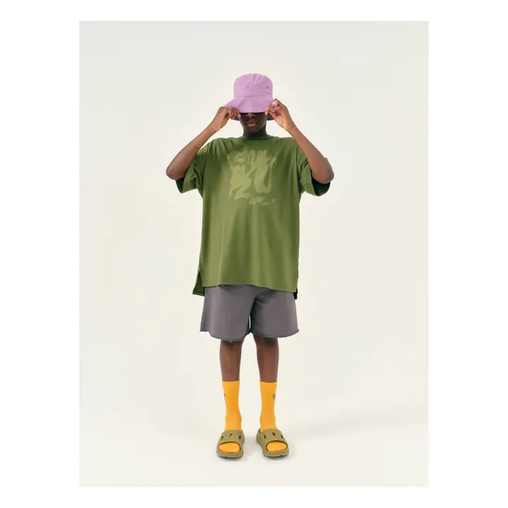 Main Story T-shirt Oversize Grenouille | Vert
