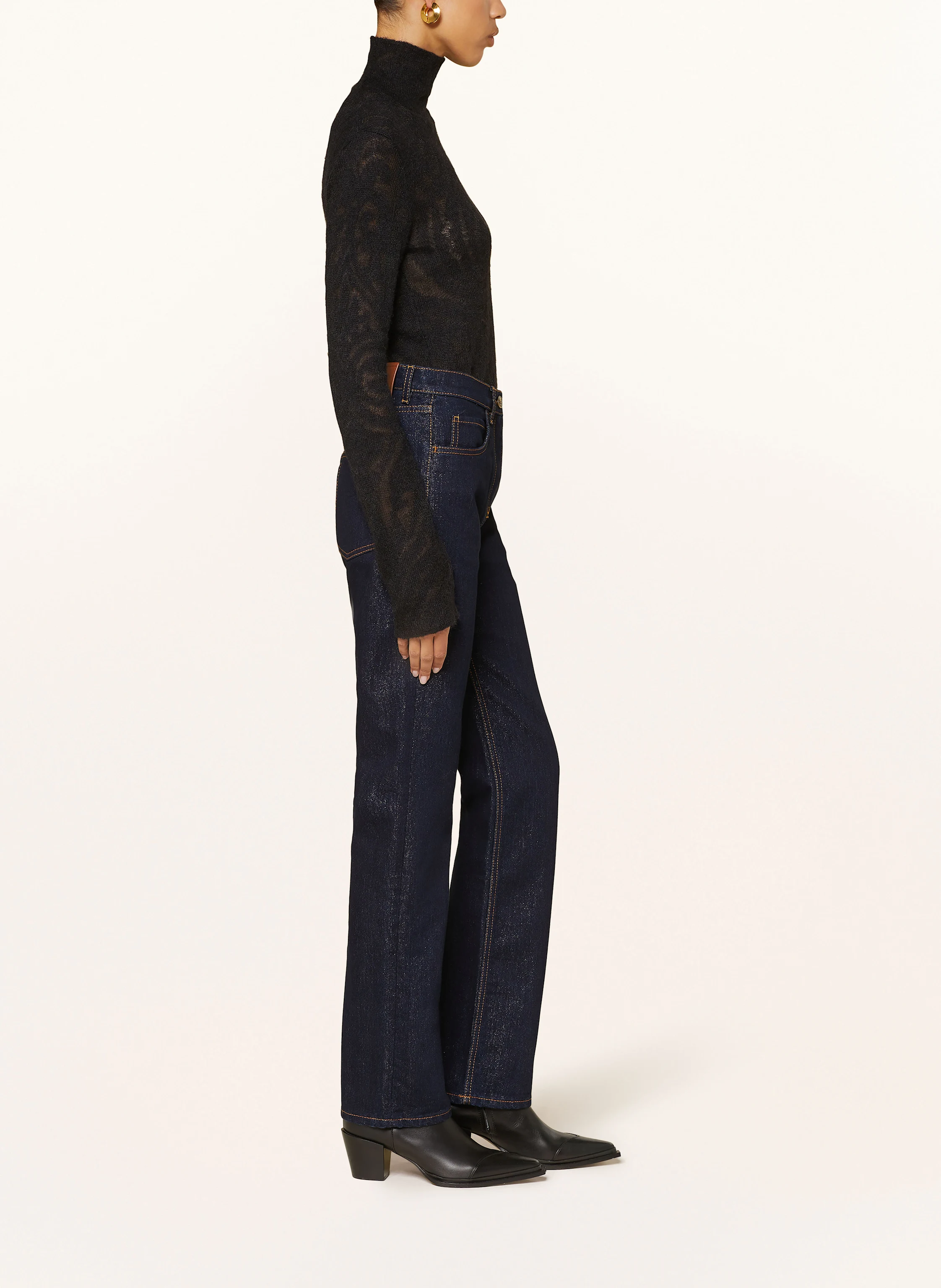 ETRO Jeans mit Glitzergarn