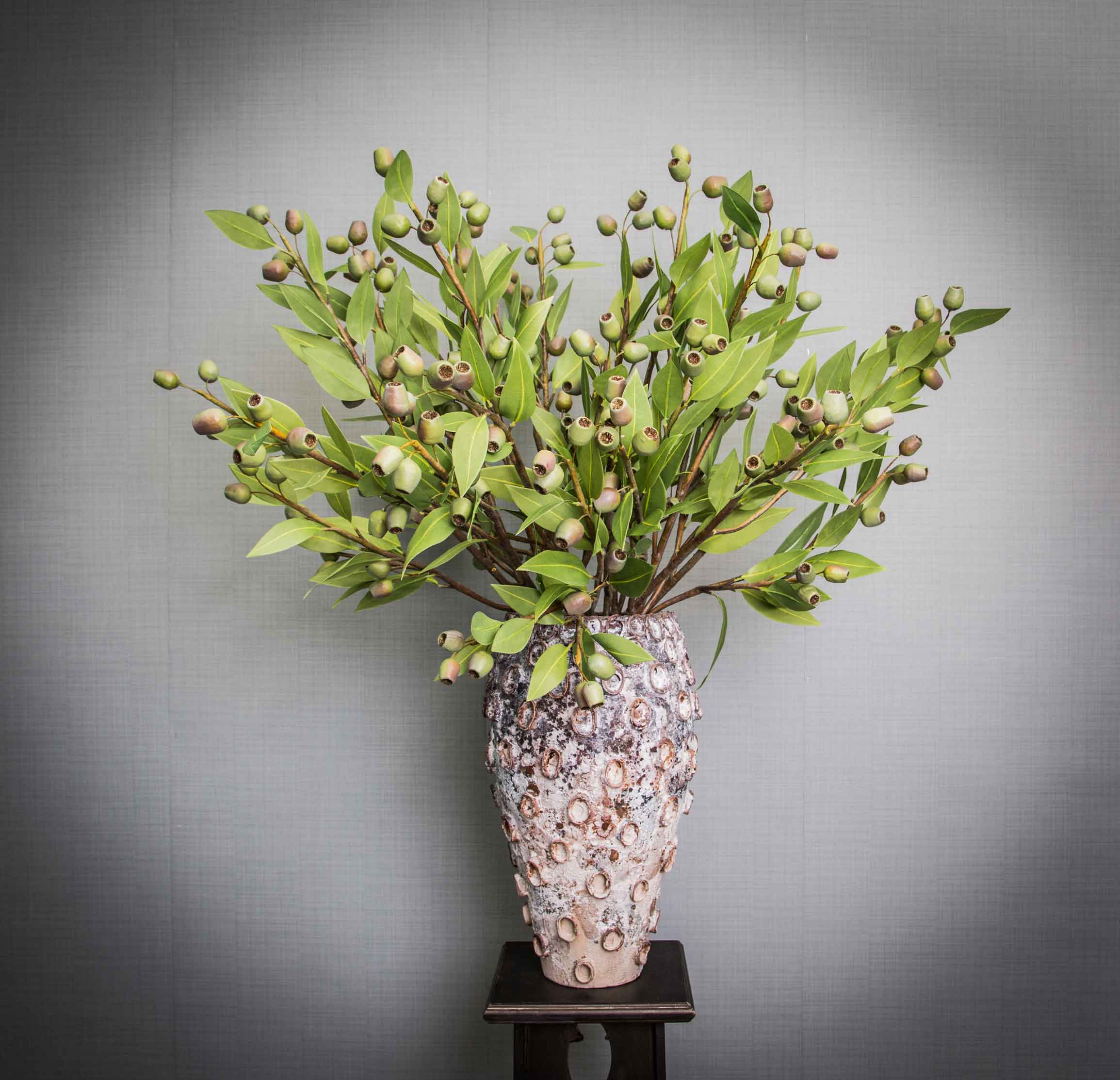 Ptmd plante artificielle berry - 60x38x100 cm - pe - vert