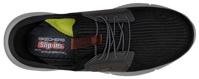 Skechers Slip-On Sneaker »INGRAM-BRACKETT«  Slipper, Trainingsschuh, Freizeitschuh in veganer Verarbeitung