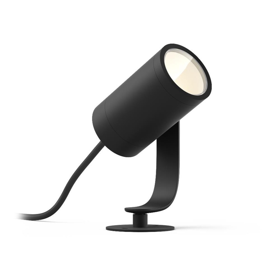 Philips Hue -Lily Spike Anthracite Ekstra Udendørs Spot u/Strømforsyning - White & Color
