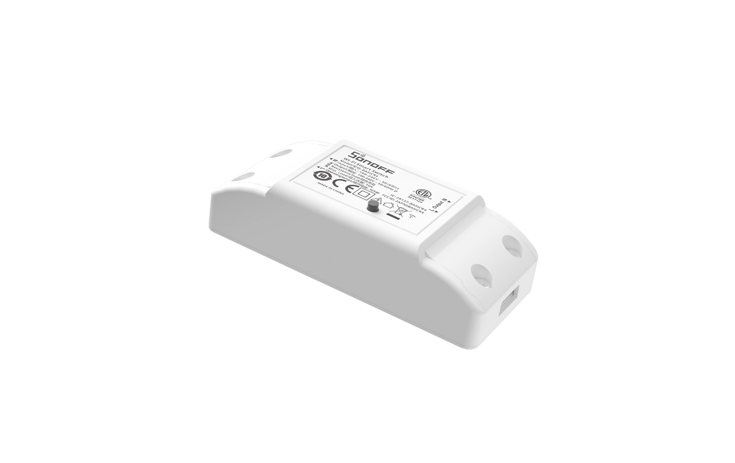 WLAN-Schaltaktor BASICR4, 1-fach 230 V 10AUniverselles Modul für Automatisierungslösungen in der intelligenten Haustechnik