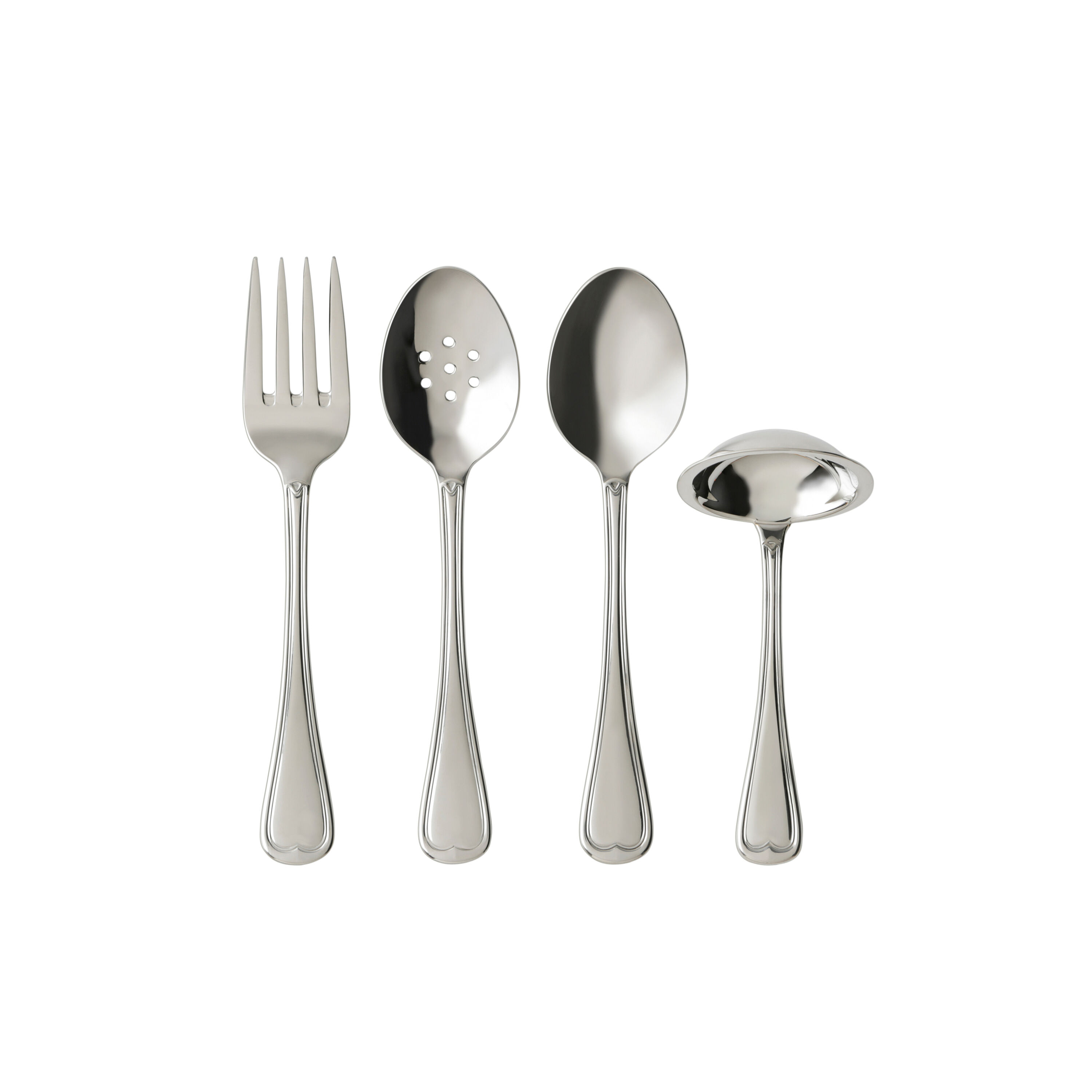 French Garden 4-piece flatware set stainless steel