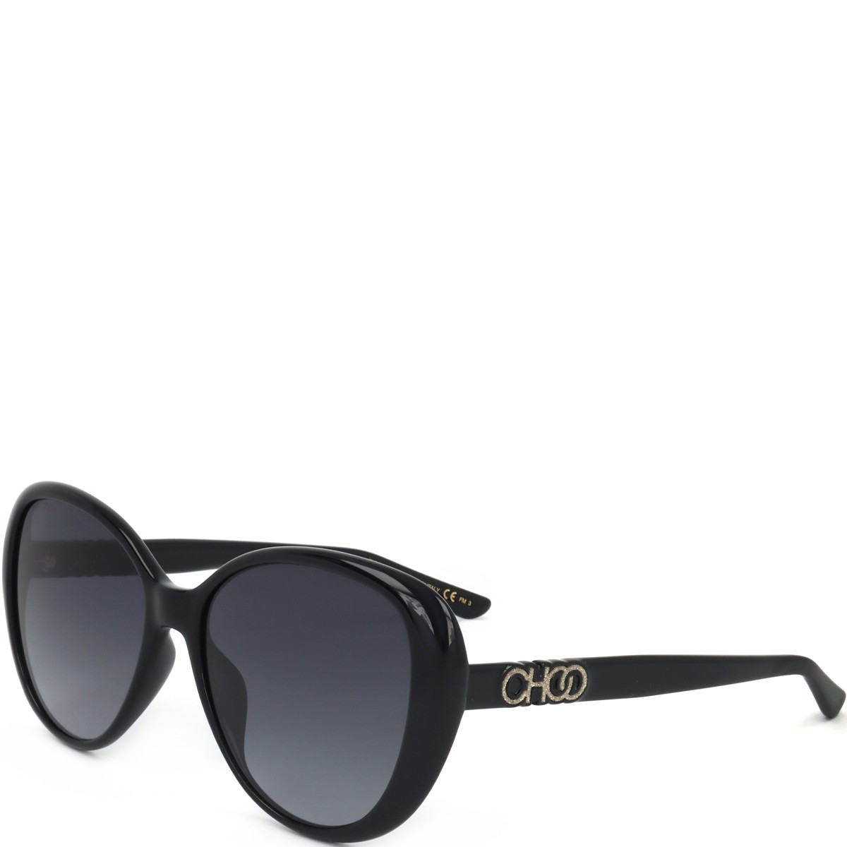 Jimmy Choo - Lunettes de soleil - Catégorie 3 - Noir
