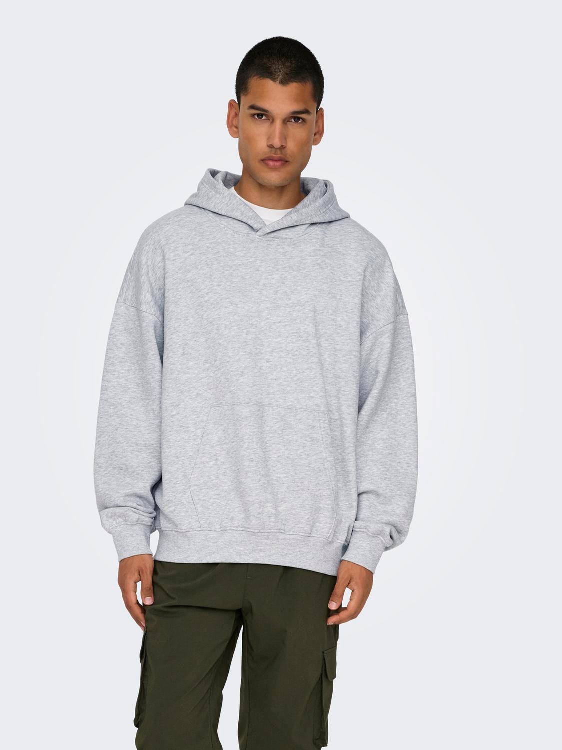ONSTURNER Sweatshirt Light Grey Melange