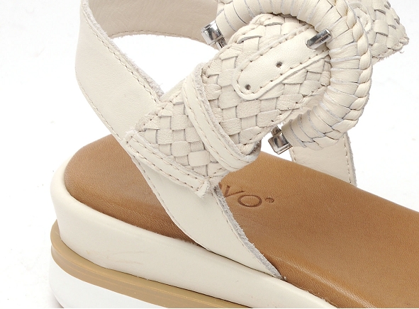 Inuovo nu pieds plats femme 113031 blanc
