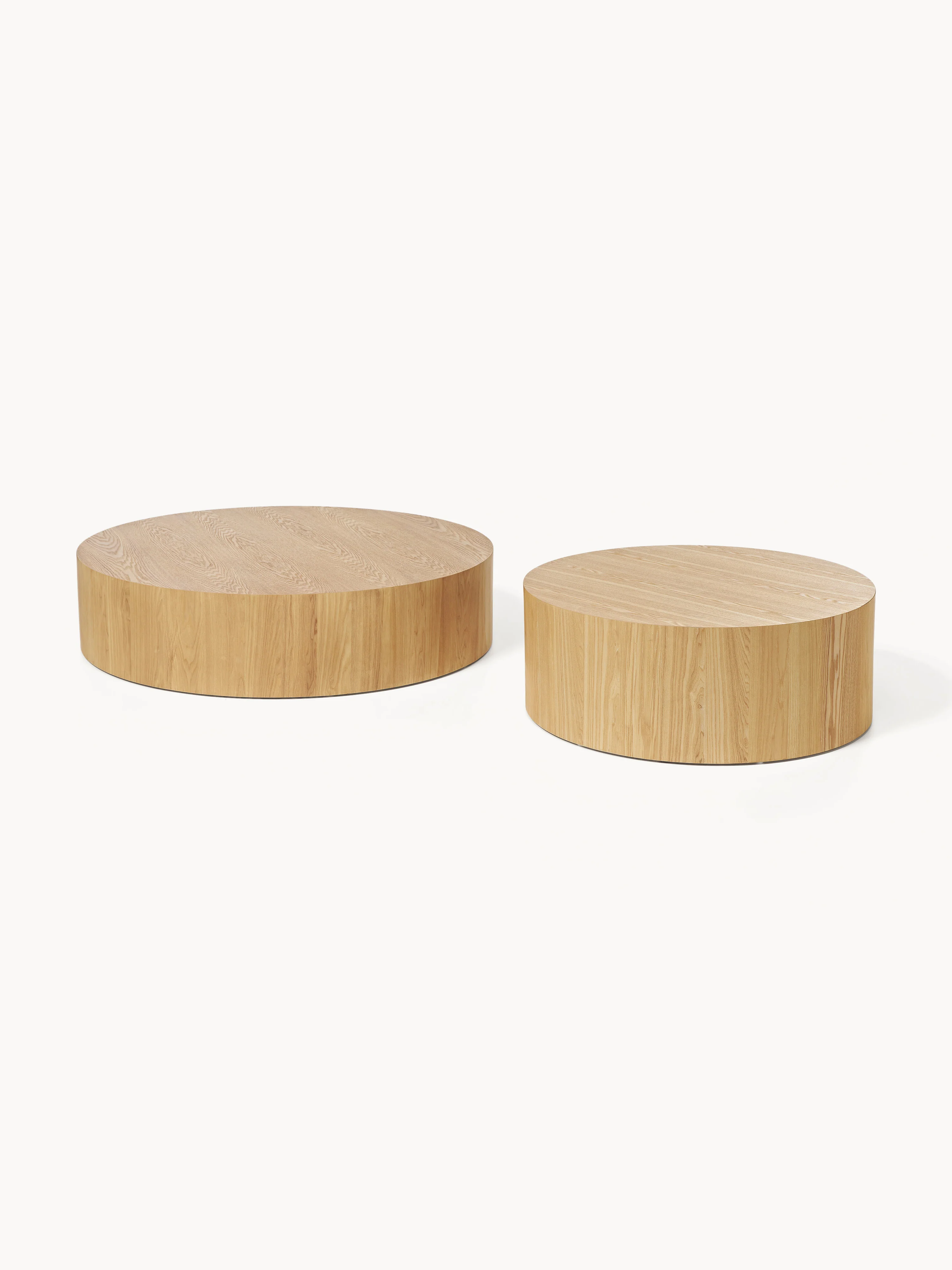 XL ronde houten salontafel Dan