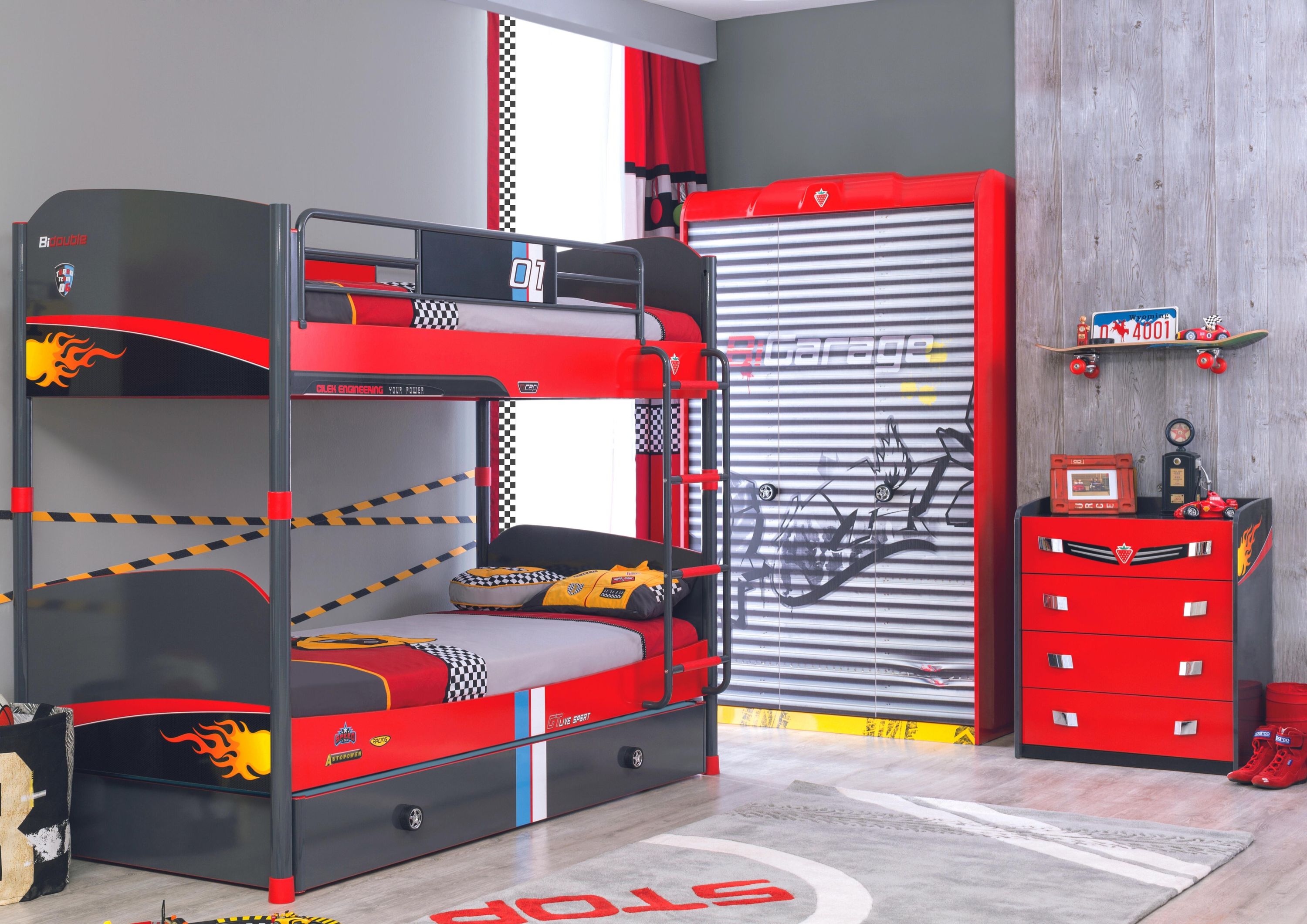 Kommode für Kinderzimmer mit vier Schubladen