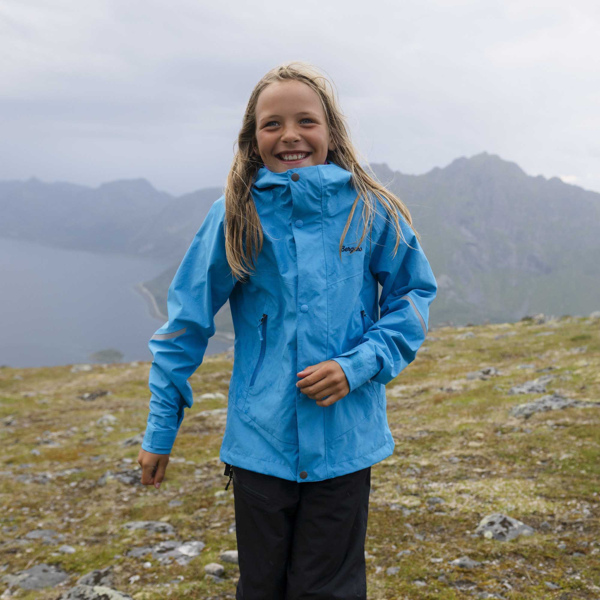 Junior 3L Shell Jacket Aqua Lagoon