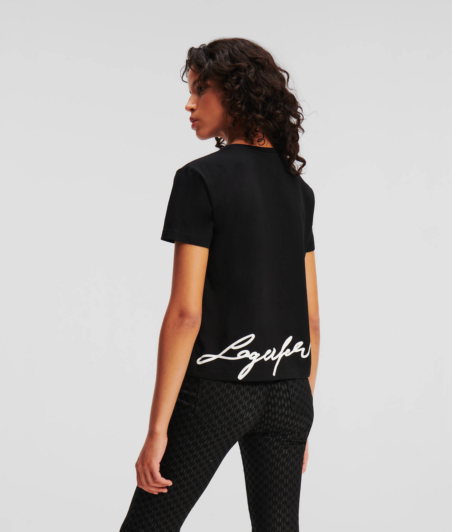 T-SHIRT À OURLET KARL SIGNATURE