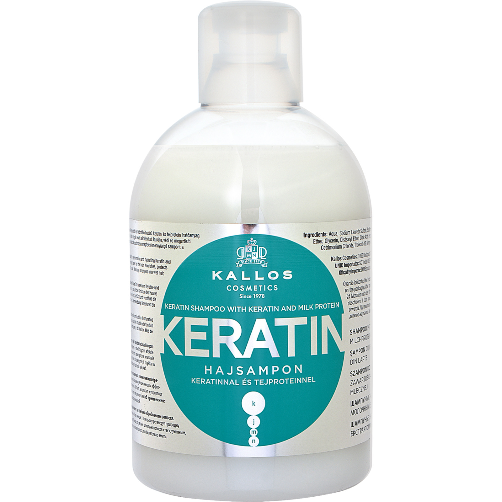 Kallos Shampoo Keratin 1000 ml