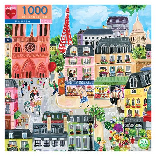 eeBoo Paris Puslespil, 1000 Brikker