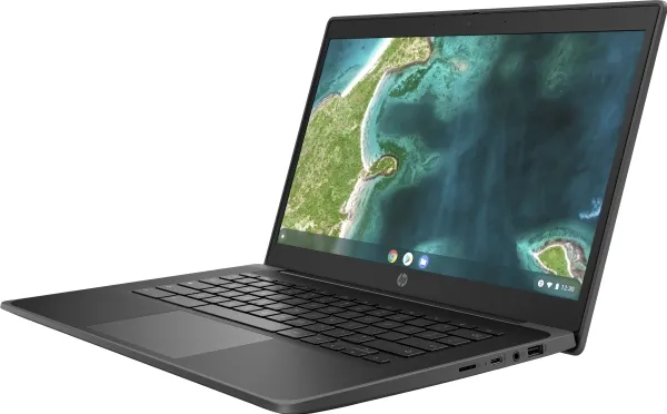 HP Fortis 14 G10 Chromebook - 180° hængselsdesign - Intel Celeron - N4500 / op til 2.8 GHz - Chrome OS - UHD Graphics - 4 GB RAM - 32 GB eMMC - 14