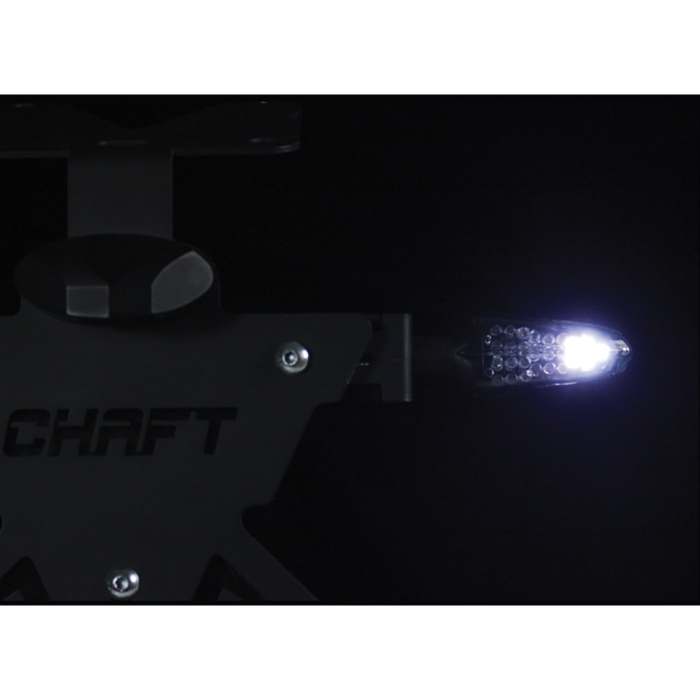 Chaft - Clignotants LED Multi Fonctions Fresh Noir / Fumé