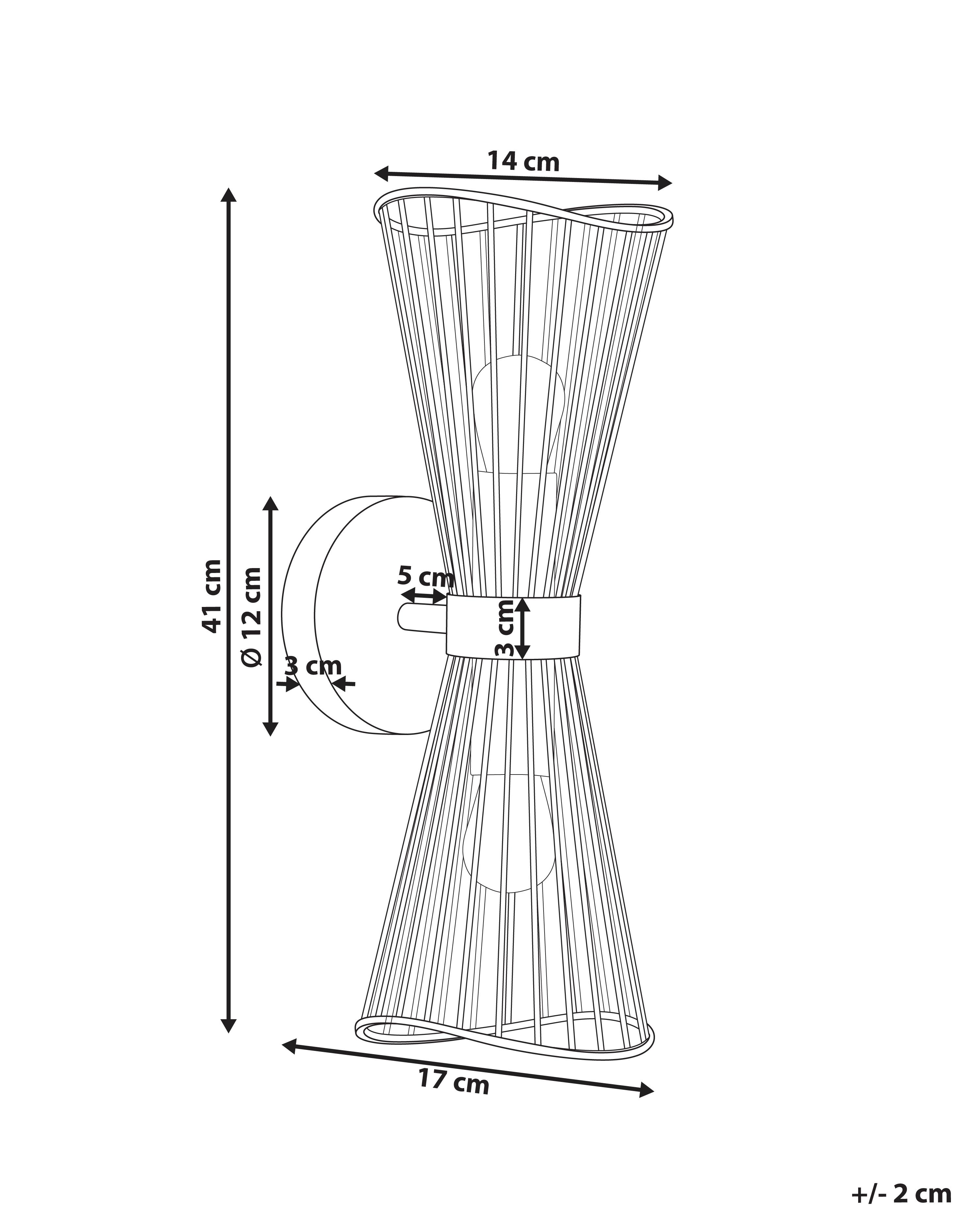 Wandlamp PARADA Metaal Goud