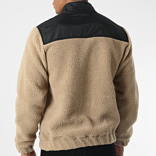 Veste Zippée Fourrure Mouton Sward 1 Beige