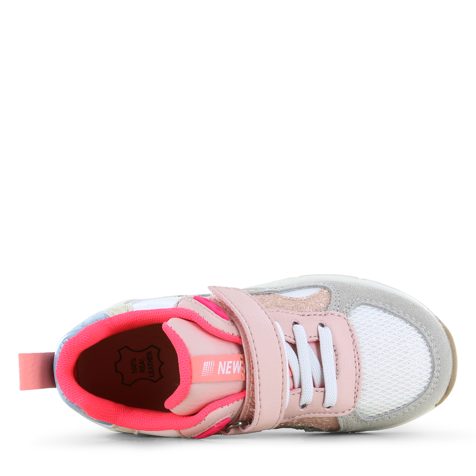 Shoesme lichtroze sneaker met lichtjes  | Meisjes schoenen