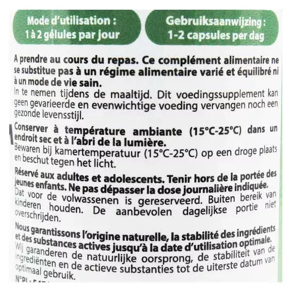 Vit'all+ Crisântemo 500mg Orgânico 120 Cápsulas Vegetais