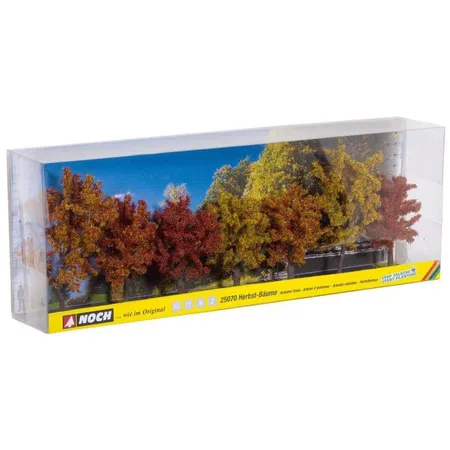 NOCH Herbst-Bäume, 7 Stück, 8-10 cm hoch