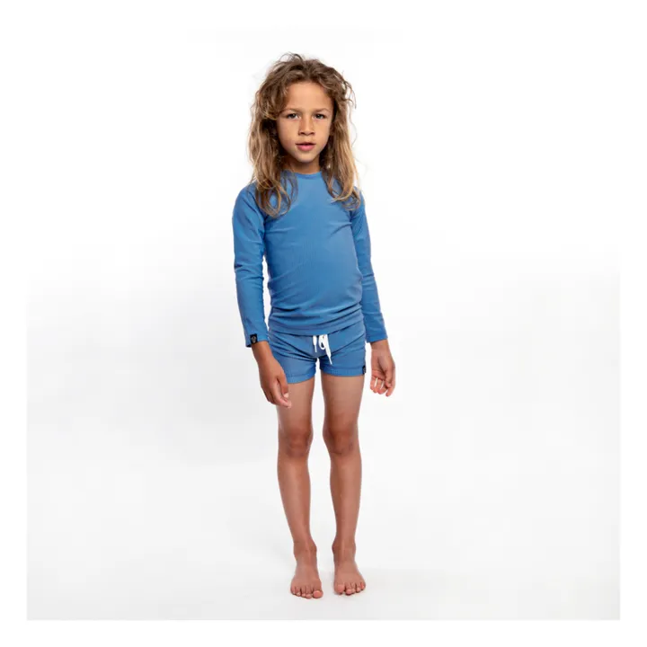 Beach & Bandits Short de Bain Côtelé | Bleu