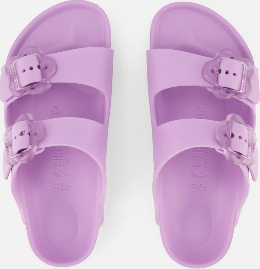 Birkenstock Kid's Arizona Flower EVA Sandalen Narrow purper roze