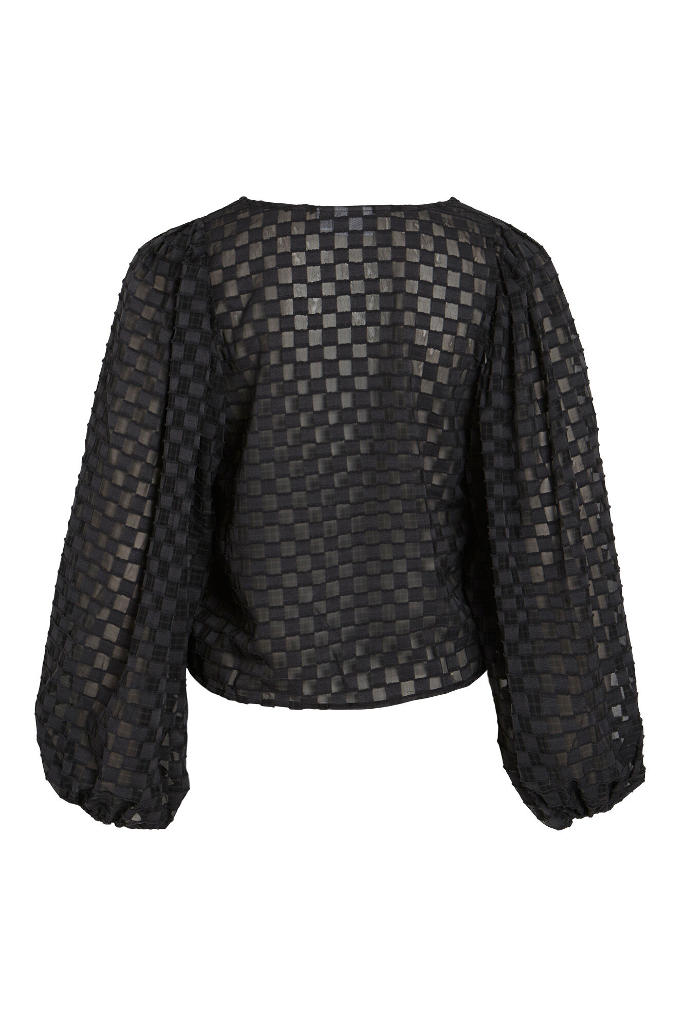 Blusa Globe de manga comprida - Preta