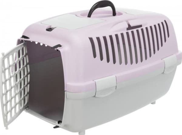 Trixie Capri 2 transport box, XS–S: 37x34x55 cm, lysegrå/lys lilla
